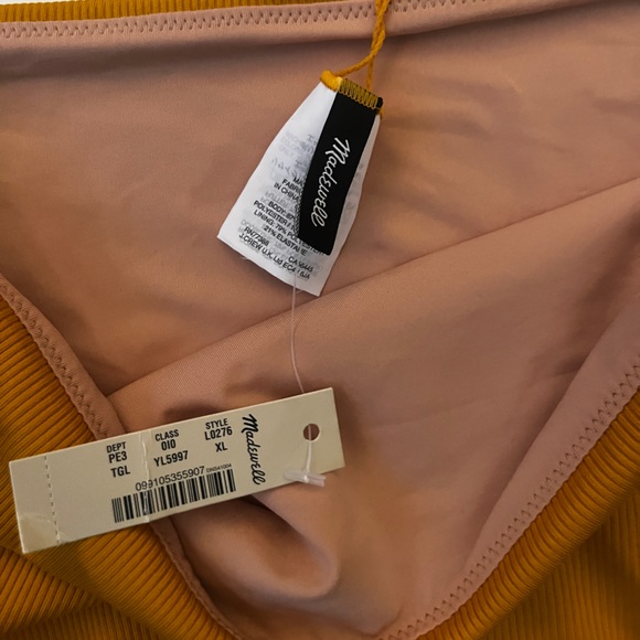 Madewell NWT Second Wave Ribbed High-Waist Bikini Top and Bottom Set - Picture 3 of 4